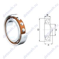 Чертеж подшипника 7309B-2RS