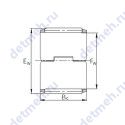 Чертеж подшипника K303525PCSP