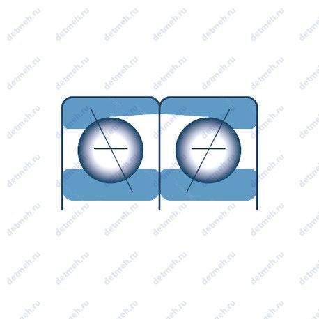 Подшипник 7320T1DFTP5+TKZ0126 чертеж