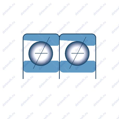 Подшипник 7320T1DT+16P5 чертеж