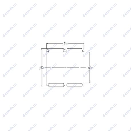Подшипник K35x41x40ZW чертеж