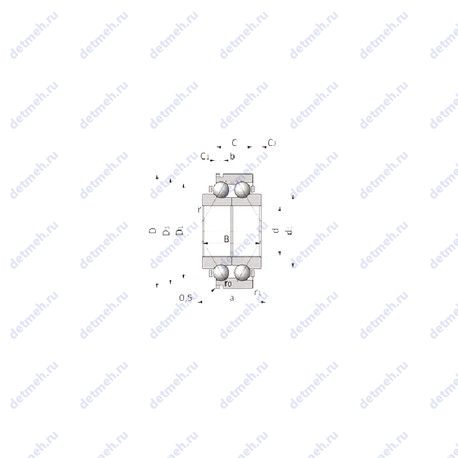 Подшипник BA2B 633668 A чертеж