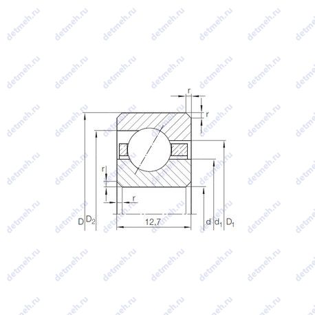 Подшипник CSED 1203) чертеж