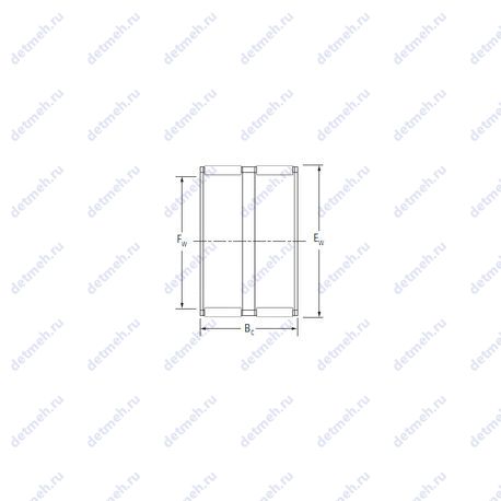 Подшипник K44X50X30.5HZW чертеж