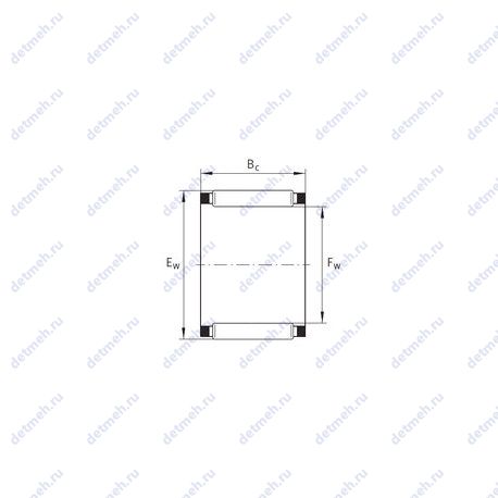 Подшипник K45X59X18-TV чертеж