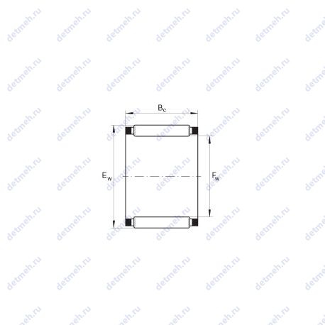 Подшипник K4X7X7-TV чертеж