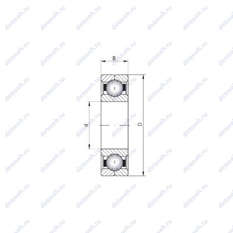 Подшипник Q1005 чертеж