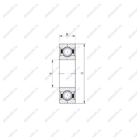 Подшипник Q1080 чертеж