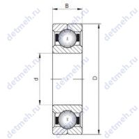 Чертеж подшипника Q305