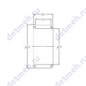 Чертеж подшипника KBK12x17x14.8X
