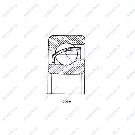 Подшипник 2В0-26315 Л чертеж