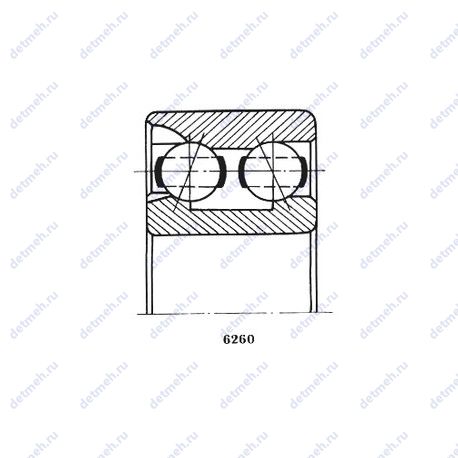Подшипник 3056201 К чертеж