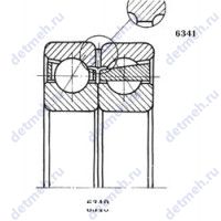 Чертеж подшипника 3156307