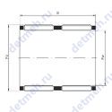 Чертеж подшипника KK22x27x40