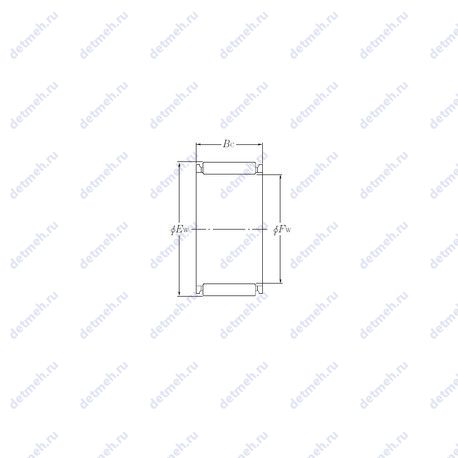 Подшипник KV55x60x30S чертеж